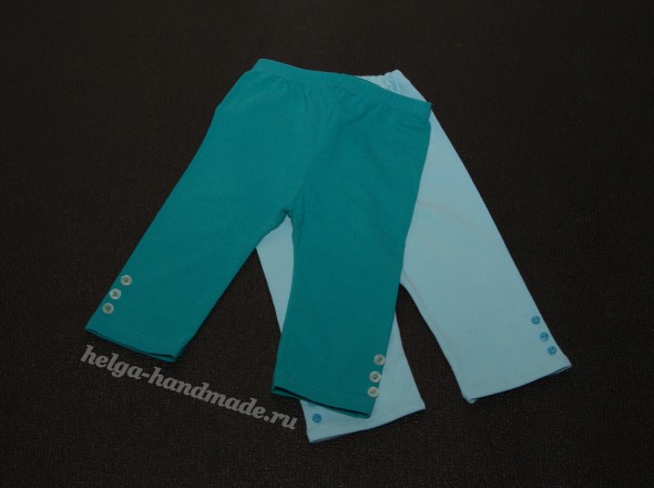 Летние коротенькие штанишки (бриджи) для девочек