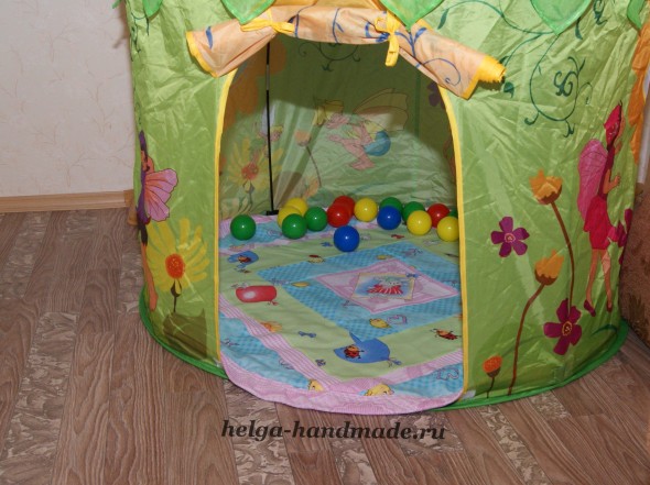 Детское лоскутное одеялко (матрасик в детский домик)