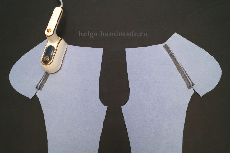 Припуски шва заутюживаем