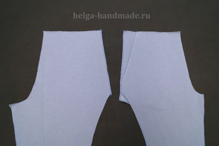 Обметываем боковые срезы