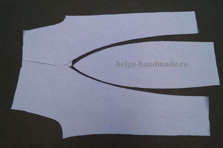 Шью брюки с боковой вставкой