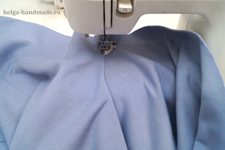 Отстрачиваем по лицевой стороне