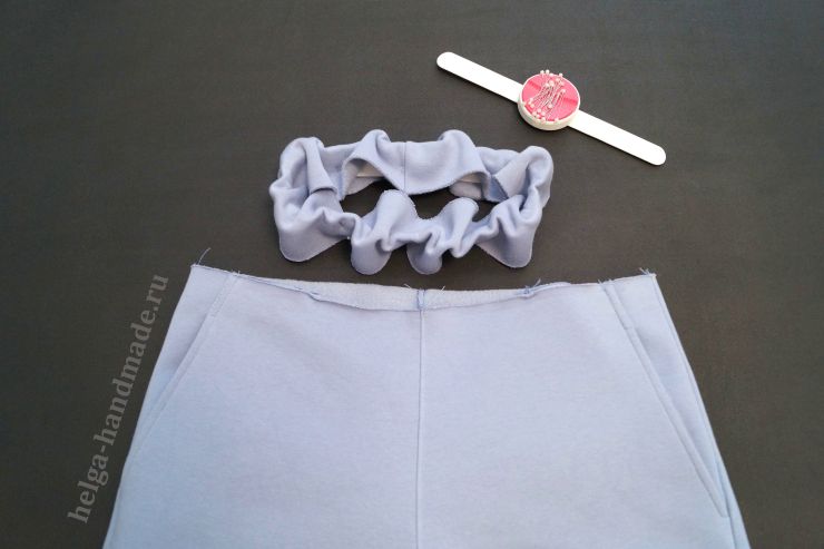 Шью притачной пояс на широкой резинке