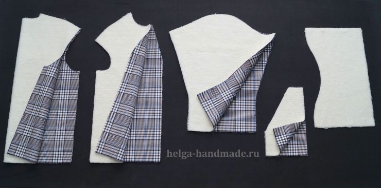 Выкройка пальто-дубленки со спущенным плечом