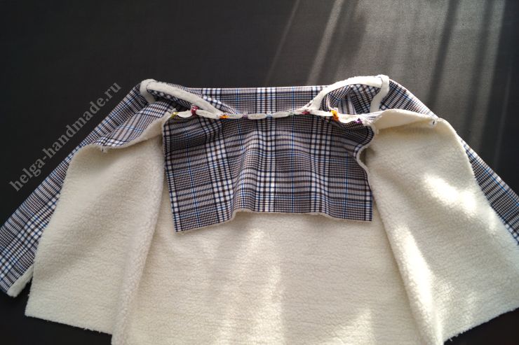 Втачиваем воротник