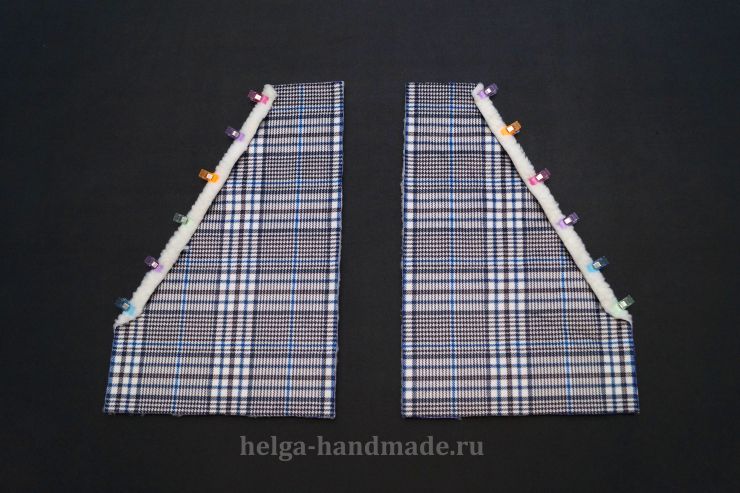 Обработка среза кармана