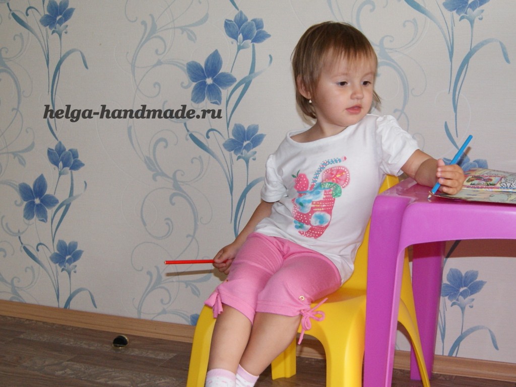 Детские бриджи для девочек своими руками