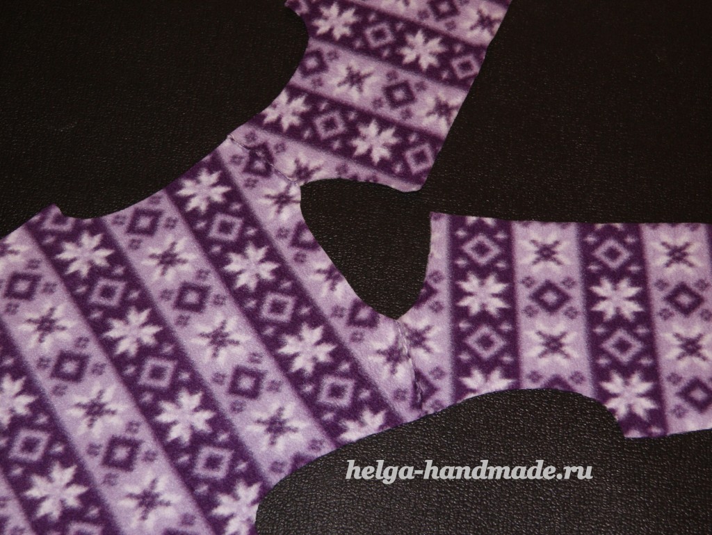 Теплый костюм из флиса для детей своими руками