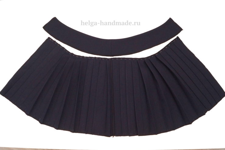 Выкройка юбки-шорт для девочки KB260719