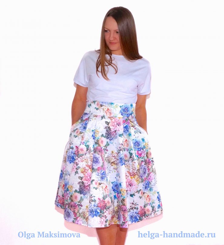 Как сшить юбку со складками (юбка “Татьянка”) | Дама