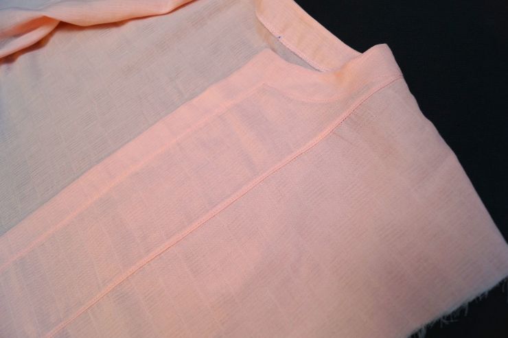 Шью блузку из муслина