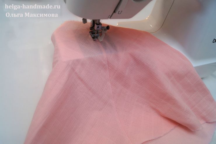 Прокладываем отделочную строчку