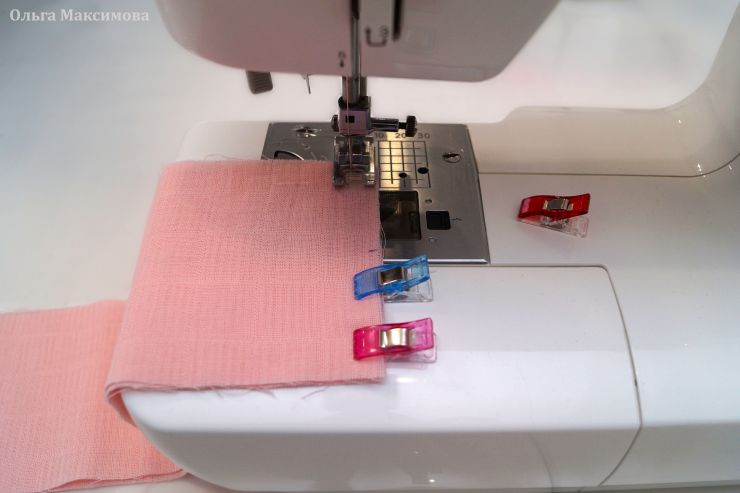 Стачиваем манжеты