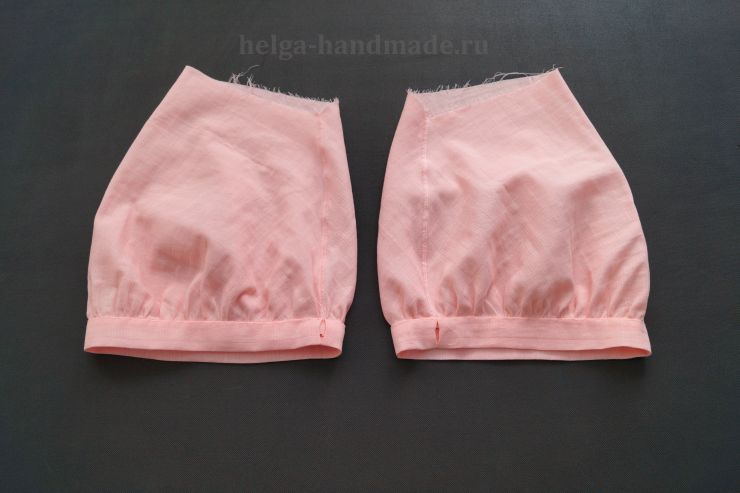 Шью объемные рукава со сборкой