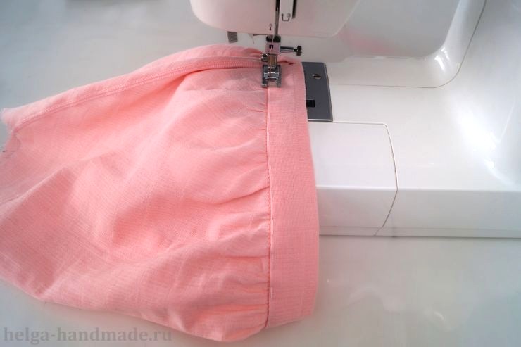 Отстрачиваем манжету на рукаве