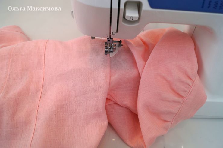 Шью блузку с рукавами